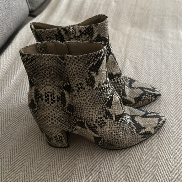 Sam Edelman faux snake skin booties - Picture 3 of 10
